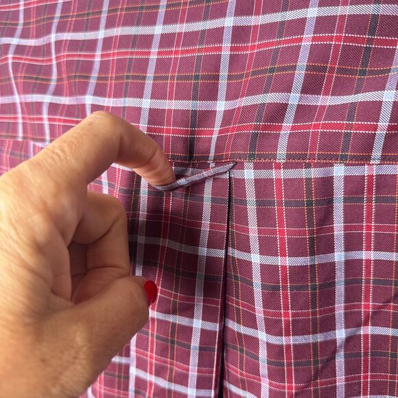 Orivs Men's XL Medium Weight Long Sleeve Plaid‎ Button-Down Shirt Outdoorsmen - Picture 4 of 7